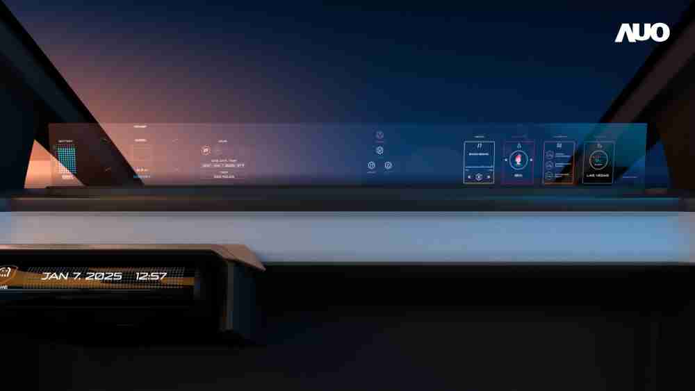 尊龙z6无界透明显示接口(Horizon Image Glass)透过车运算方案整合仪表板、、、、中控台及副驾显示器，，，一体式全景呈现，，，提供乘用者清晰的前方视野、、、行车必要信息与娱乐功能