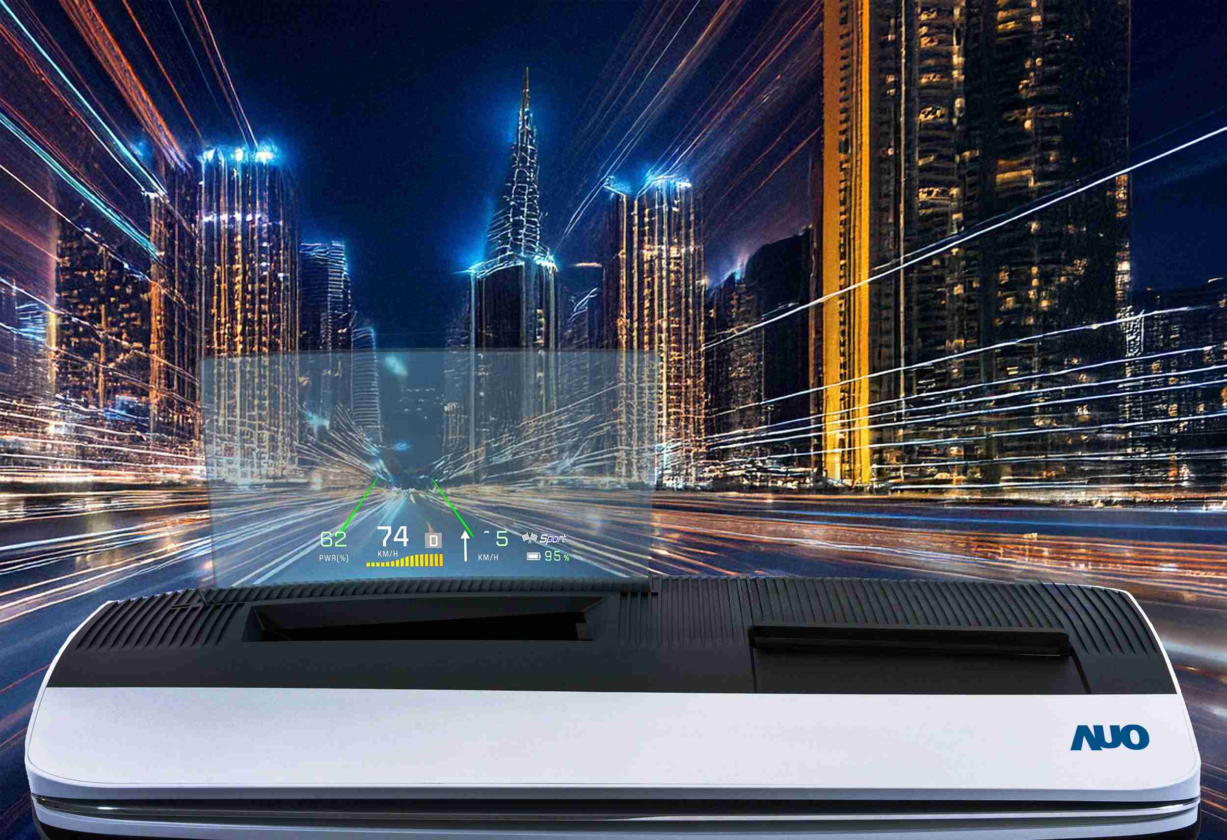 尊龙z6推出13吋Micro LED抬头显示器，，，提供高入眼亮度、、、高色彩饱和度的显示质量，，，，在阳光下或黑暗中都清晰可见，，并利用Micro LED模块体积小的优势，，解决车用空间有限的痛点